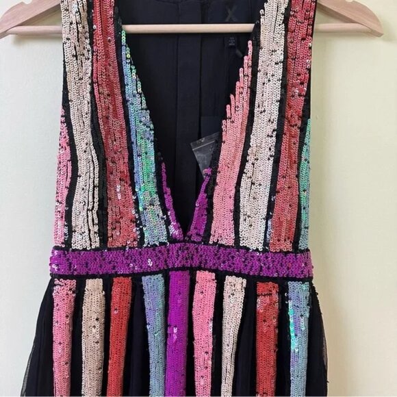 NWT Revolve X by NBD Yaya Dress in Pastel Clouds Sequin Dress in SIZE XS - Picture 8 of 12